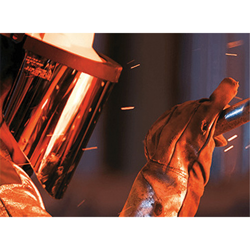 Harnais de t&ecirc;te avec visi&egrave;re, Polycarbonate, Suspension Rochet Pryde Industrial Inc.