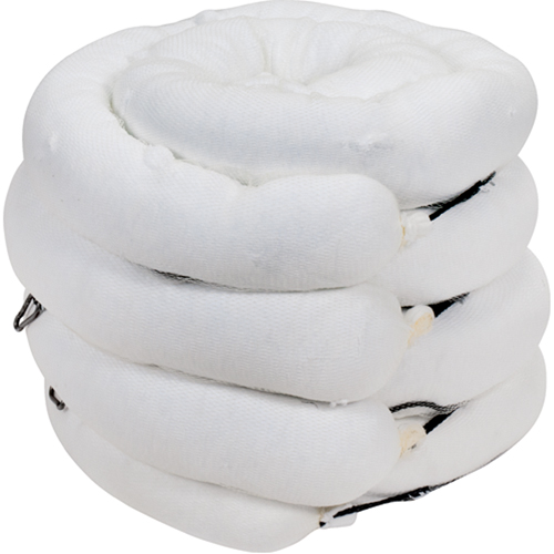 Premium Sorbent Boom, Oil Only, 10' L x 5" W, 35 Gal. Absorbancy, 4 /Pack Pryde Industrial Inc.