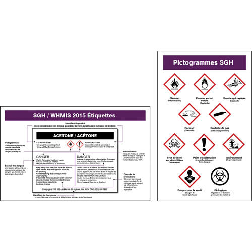 Cartes de portefeuille SIMDUT/SGH 2015 Pryde Industrial Inc.
