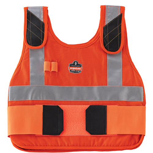 Vestes de refroidissement par changement de phase 6215HV, Petit/Moyen, Orange Pryde Industrial Inc.