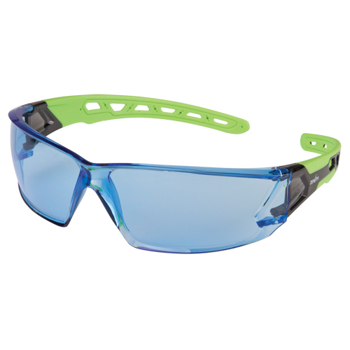 Z2500 Series Safety Glasses, Blue Lens, Anti-Scratch, ANSI Z87+/Meets/Exceeds CSA Z94.3 Pryde Industrial Inc.