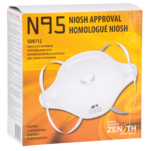 Particulate Respirator, N95, NIOSH Certified, Medium/Large Pryde Industrial Inc.