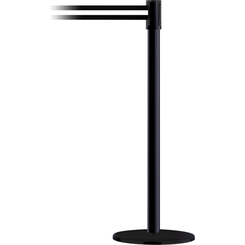 Poteau receveur robuste &agrave; ligne double, Hauteur de 38", Jaune Pryde Industrial Inc.