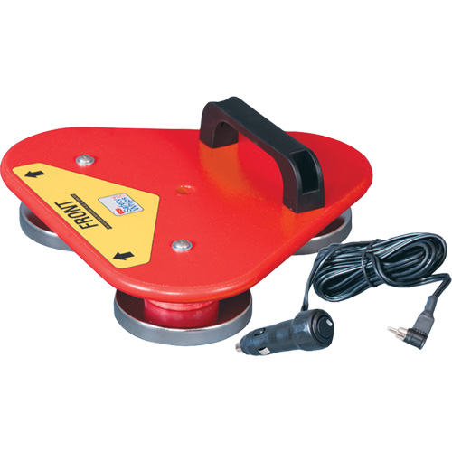 Safety Whip&reg; Flagstaff Mounting Base, Magnet Mount Pryde Industrial Inc.