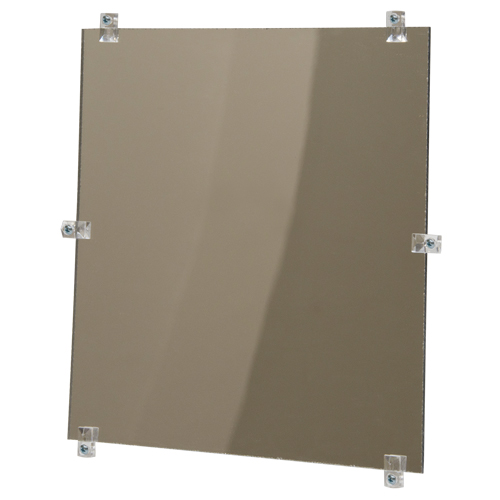 Flat Mirror, 12" H x 12" W, Unframed Pryde Industrial Inc.
