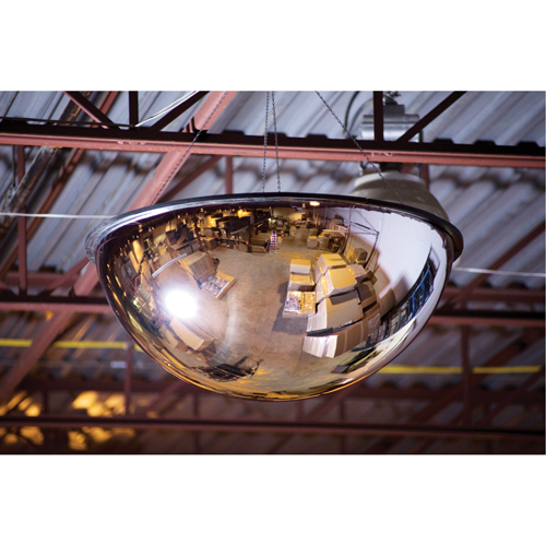 360° Dome Mirror, Full Dome, Closed Top, 18" Diameter Pryde Industrial Inc.