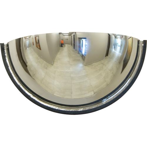 Miroir en d&ocirc;me 180°, Demi-d&ocirc;me, Dessus ferm&eacute;, Diam&egrave;tre 18" Pryde Industrial Inc.