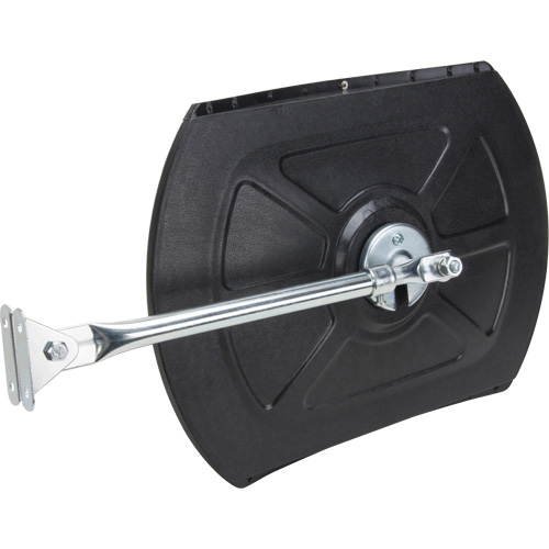 Roundtangular Convex Mirror with Telescopic Arm, 12" H x 18" W, Indoor/Outdoor Pryde Industrial Inc.