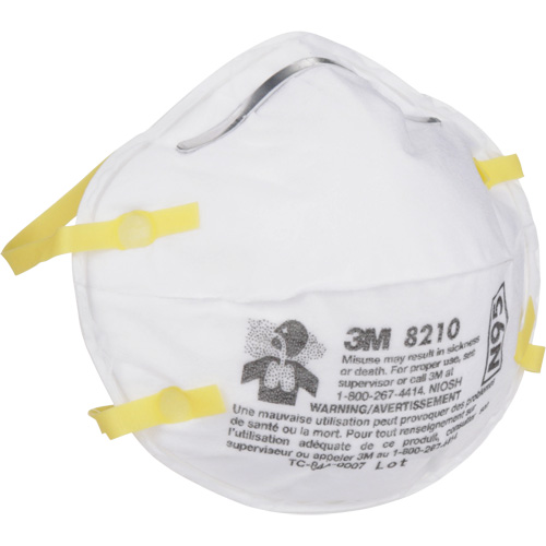 8210 Particulate Respirators, N95, NIOSH Certified Pryde Industrial Inc.