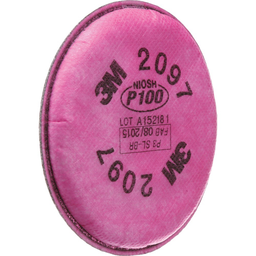 Pr&eacute;filtres pour respirateurs s&eacute;rie 2000, Filtre contre les particules, Vapeurs organiques/P100 Pryde Industrial Inc.