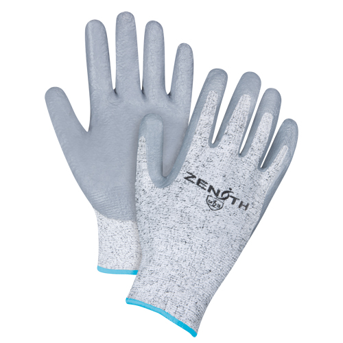 Seamless Stretch Cut-Resistant Gloves, Size X-Large/10, 13 Gauge, Nitrile Coated, HPPE Shell, ANSI/ISEA 105 Level 2/EN 388 Level 3 Pryde Industrial Inc.