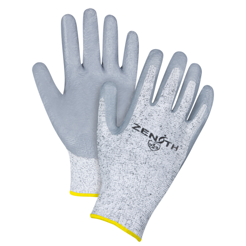 Seamless Stretch Cut-Resistant Gloves, Size 2X-Large/11, 13 Gauge, Nitrile Coated, HPPE Shell, ANSI/ISEA 105 Level 2/EN 388 Level 3 Pryde Industrial Inc.