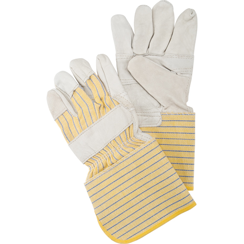 Gants d'ajusteur &agrave; paume renforc&eacute;e, Grand, Paume en Cuir fleur de vache, Doublure en Coton Pryde Industrial Inc.