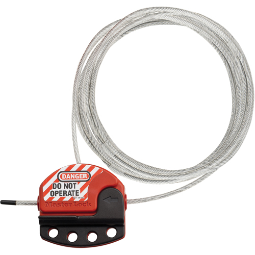 Adjustable Cable Lockouts, 15' Length Pryde Industrial Inc.