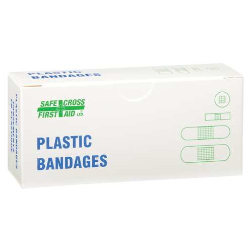 Bandages, Assorted, Plastic, Sterile Pryde Industrial Inc.