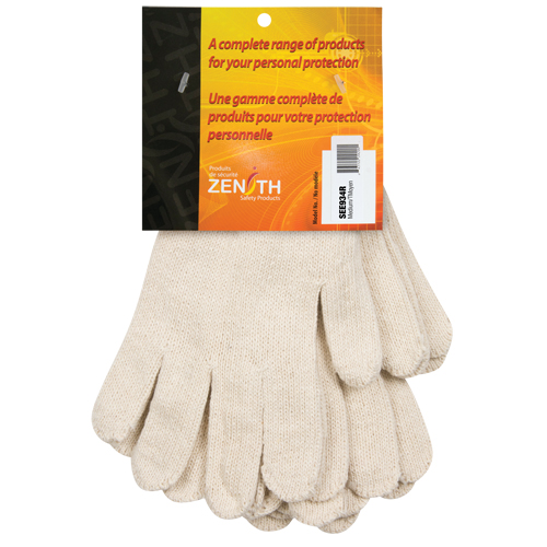 Heavyweight String Knit Gloves, Poly/Cotton, 7 Gauge, Medium Pryde Industrial Inc.