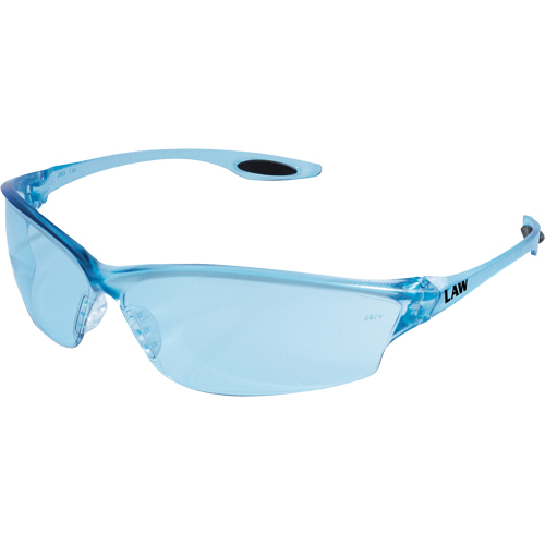 Lunettes de s&eacute;curit&eacute; Law 2, Lentille Bleu, Anti-&eacute;gratignures, ANSI Z87+ Pryde Industrial Inc.
