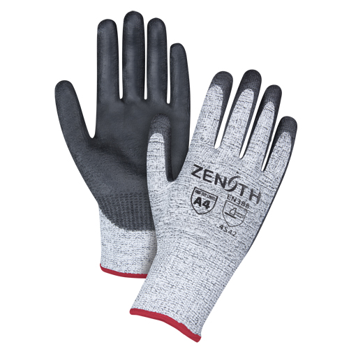Gants &eacute;lastiques sans coutures r&eacute;sistants &agrave; la coupe, Taille Petit/7, Calibre 13, Rev&ecirc;tement Polyur&eacute;thane, Enveloppe en PEHP, ANSI/ISEA 105 niveau 4/EN 388 niveau 5 Pryde Industrial Inc.