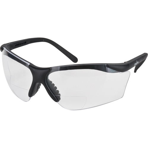 Lunettes de s&eacute;curit&eacute; s&eacute;rie Z1800 avec verres de lecture, Anti-&eacute;gratignures, Transparent, Dioptrie 1,0 Pryde Industrial Inc.