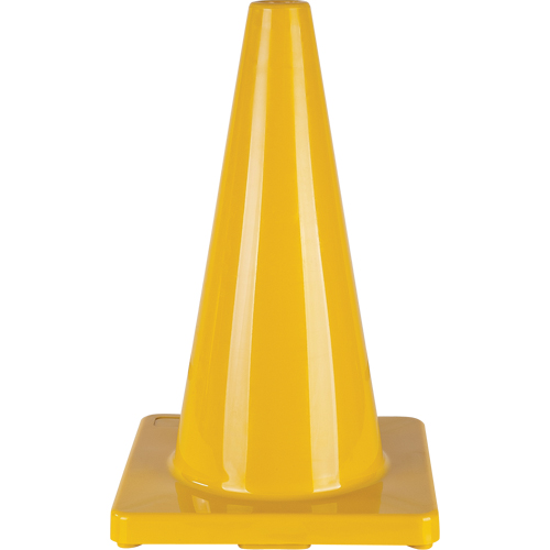 Coloured Traffic Cone, 18", Yellow Pryde Industrial Inc.
