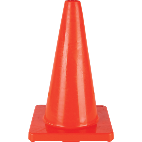 C&ocirc;ne de couleur pour la signalisation, 18", Orange Pryde Industrial Inc.