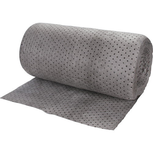Premium Bonded Sorbent Rolls, Mediumweight, 150' L x 30" W, 40 gal. Absorbancy Pryde Industrial Inc.