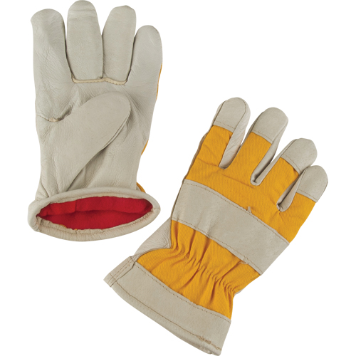 Gants de travail doubl&eacute;s pour l'hiver de premi&egrave;re qualit&eacute;, 2T-Grand, Paume en Cuir fleur de porc, Doublure en Molleton de mousse Pryde Industrial Inc.
