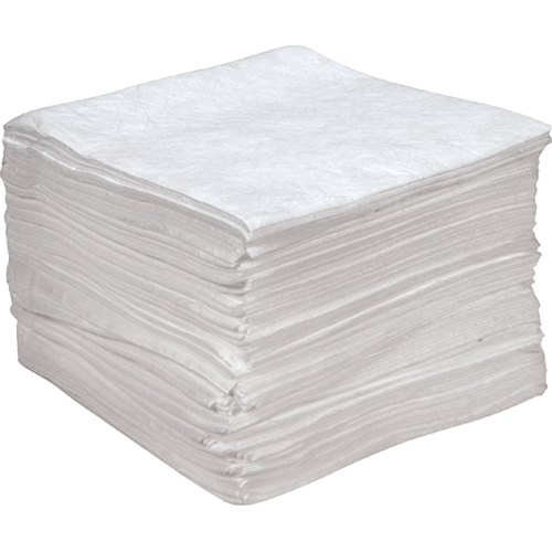 Premium Anti Static Sorbent Pads, Oil Only, 15" x 18", 25 gal. Absorbancy Pryde Industrial Inc.