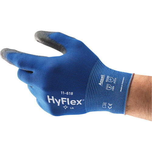 Gants Hyflex 11-618, 6, R&ecirc;vetement Polyur&eacute;thane, Calibre 18, Enveloppe en Nylon Pryde Industrial Inc.
