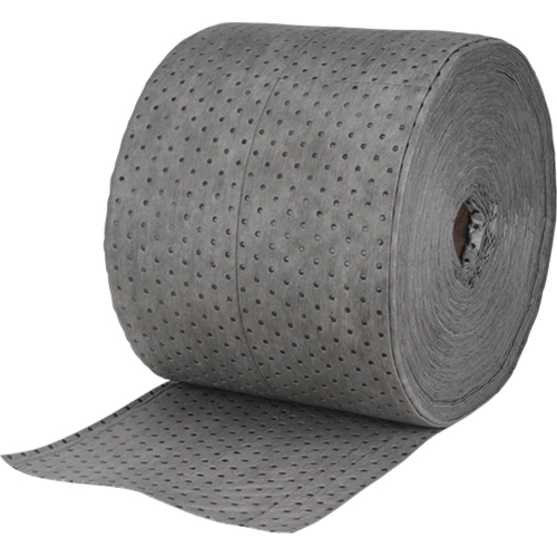 High Traffic Sorbents, Heavyweight, 150' L x 15" W, 30 gal. Absorbancy Pryde Industrial Inc.
