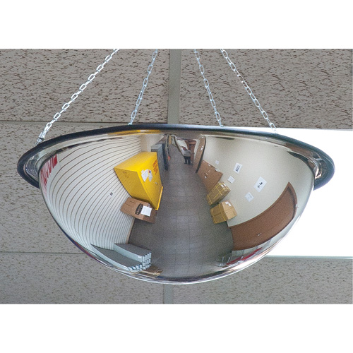 Miroir en d&ocirc;me 360°, D&ocirc;me complet, Dessus ouvert, Diam&egrave;tre 20" Pryde Industrial Inc.