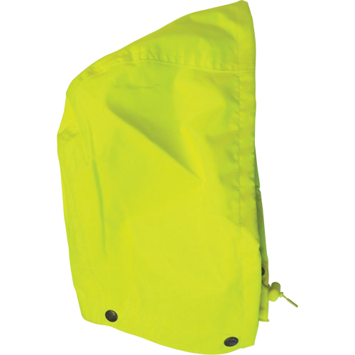 Hood for 3-In-1 Viking Jacket, High Visibility Lime-Yellow, Polyester/PVC Pryde Industrial Inc.