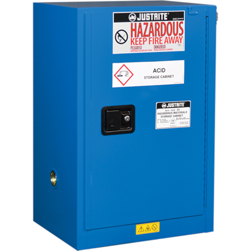 ChemCor&reg; Lined Hazardous Material Compac Safety Cabinets, 12 gal., 23.25" x 35" x 18" Pryde Industrial Inc.