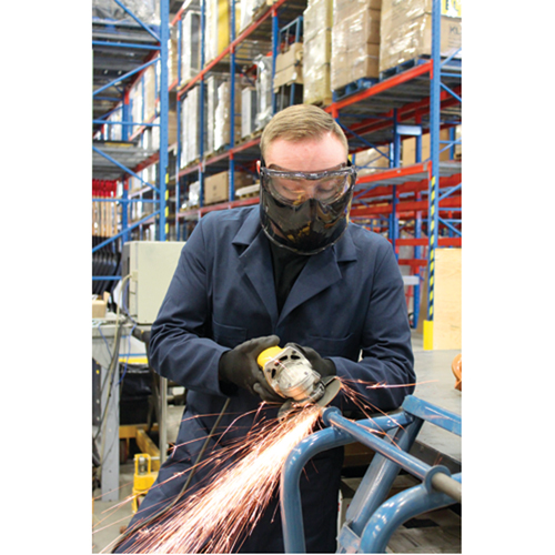 Lunettes &agrave; coques de s&eacute;curit&eacute; avec visi&egrave;re de s&eacute;rie Z2300, Lentille Transparent, Antibu&eacute;e, Ventilation Indirecte Pryde Industrial Inc.