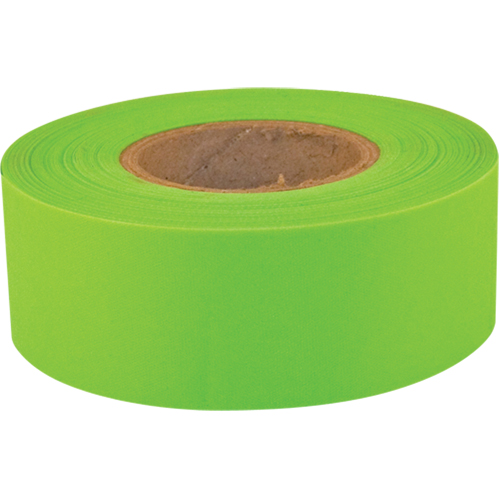 Sub-Zero Flagging Tape, 1.2" W x 150' L, Fluorescent Lime Pryde Industrial Inc.