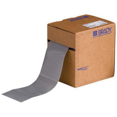 Ruban de marquage pour planchers ToughStripe, 3" x 100', Polyester, Gris Pryde Industrial Inc.