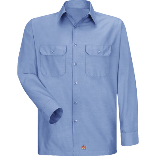 Chemise &agrave; manches longues en tissu ind&eacute;chirable, Hommes, 3T-Grand, Bleu Pryde Industrial Inc.