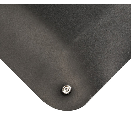 Tapis conducteur d'&eacute;lectricit&eacute; no 786, 3' la x 10' lo x 15/16" &eacute;p, PVC, Lisse, Noir Pryde Industrial Inc.