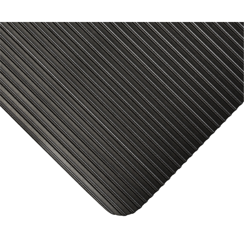 Tapis KleenSweep No 391, Couloir, 3' x 105' x 1/8", Noir Pryde Industrial Inc.