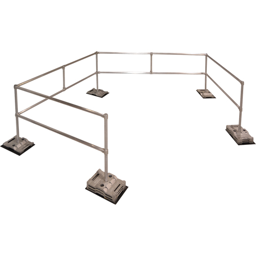 RoofGuard Classic System - Packaged Kits, Aluminum, 72" W x 216" L x 42" H Pryde Industrial Inc.