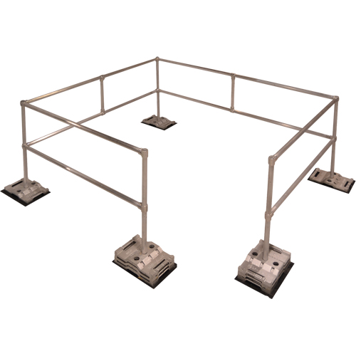 RoofGuard Classic System - Packaged Kits, Aluminum, 72" W x 216" L x 42" H Pryde Industrial Inc.