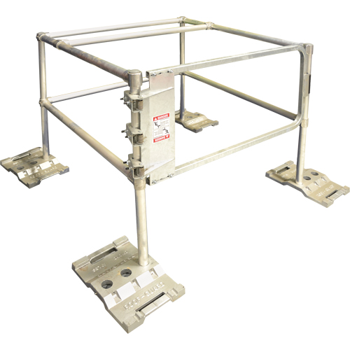 RoofGuard Classic System - Hatch Kit, Aluminum, 48" W x 48" L x 42" H Pryde Industrial Inc.