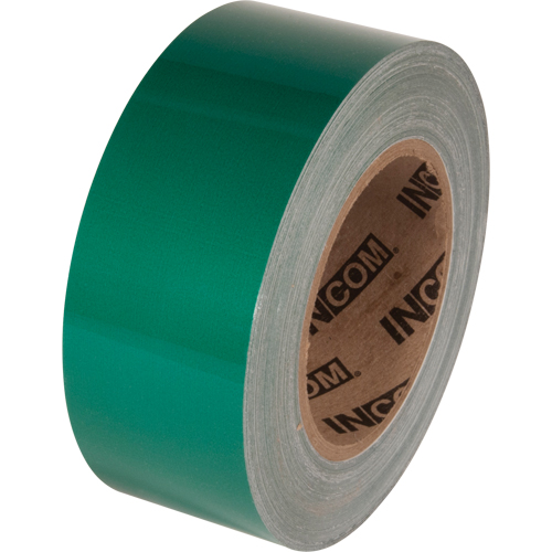 Tuff Mark&reg; Floor Marking Tape, 4" x 100', Polyester, Green Pryde Industrial Inc.