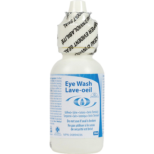 Eyewash Solution, Full Bottle, 30 ml Pryde Industrial Inc.