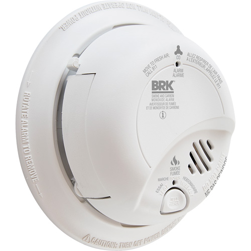 Ionization Smoke & Carbon Monoxide Combination Alarm, Battery Operated/Hardwired Pryde Industrial Inc.