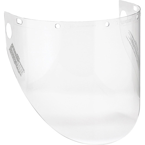 Dynamic Molded Faceshield Visor, PETG, Clear Tint Pryde Industrial Inc.