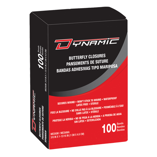 Dynamic Butterfly Closures, Skin Closure, Class 1 Pryde Industrial Inc.