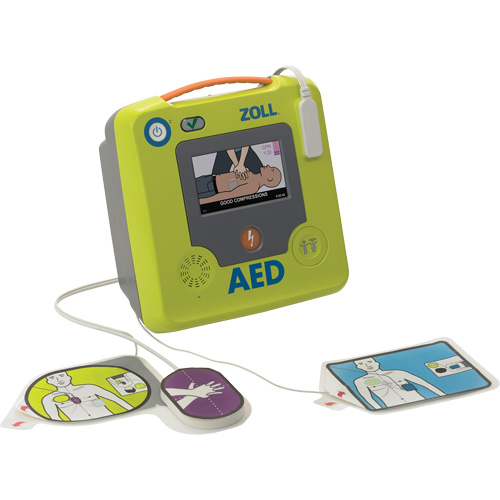Trousse DEA AED 3, Semi-automatique, Anglais, Classe 4 Pryde Industrial Inc.