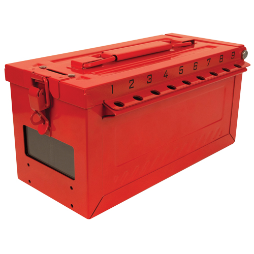 Petit boîtier verrouillable pour groupe, Rouge Pryde Industrial Inc.