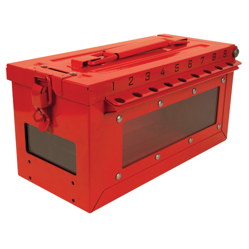 Petit boîtier verrouillable pour groupe, Rouge Pryde Industrial Inc.